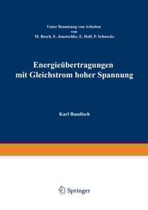 Energieübertragung mit Gleichstrom hoher Spannung
