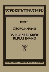 Wechselräderberechnung für Drehbänke unter Berücksichtigung der schwierigen Steigungen