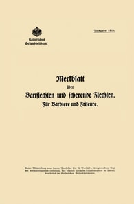 Merkblatt über Bartflechten und scherende Flechten