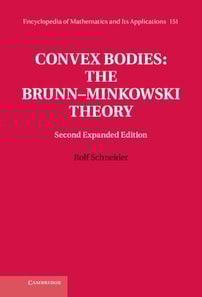 Convex Bodies: The Brunn-Minkowski Theory