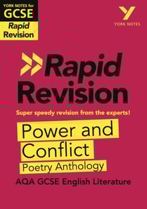 York Notes RAPID AQA GCSE Rapid Revision Power & Conflict AQA Poetry Anthology (eBook) - for 2026, 2027 exams