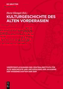 Kulturgeschichte des alten Vorderasien