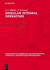 Singular Integral Operators