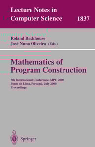 Mathematics of Program Construction