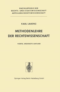 Methodenlehre der Rechtswissenschaft
