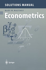 Solutions Manual for Econometrics
