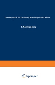Gesichtspunkte zur Gestaltung Rohstoffsparender Kisten