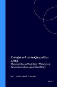 Thought and law in Qin and Han China