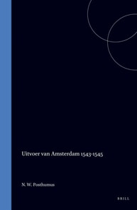 Uitvoer van Amsterdam 1543-1545