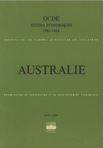 Etudes economiques de l'OCDE : Australie 1984