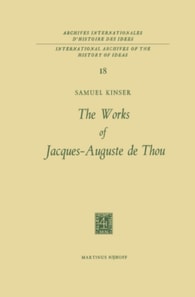 Works of Jacques-Auguste de Thou