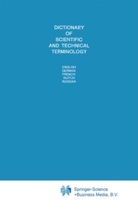 Dictionary of Scientific and Technical Terminology
