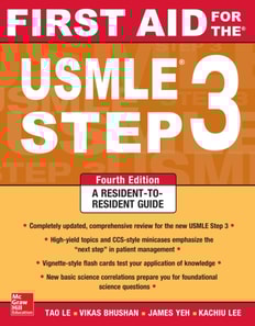 First Aid for the USMLE Step 3, Fourth Edition