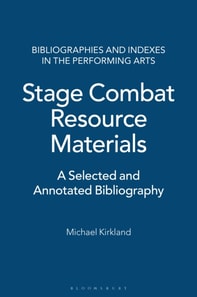 Stage Combat Resource Materials