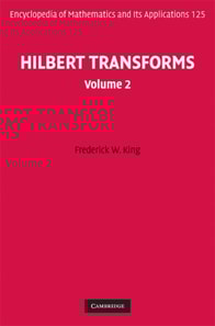 Hilbert Transforms: Volume 2