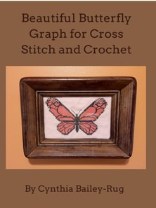 Beautiful Butterfly Graph for Cross Stitch and Crochet