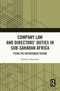 Company Law and Directors' Duties in Sub-Saharan Africa