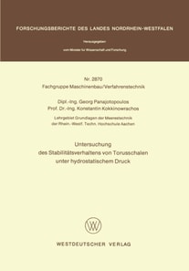 Untersuchung des Stabilitätsverhaltens von Torusschalen unter hydrostatischem Druck