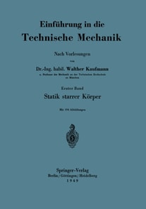 Einführung in die Technische Mechanik Nach Vorlesungen