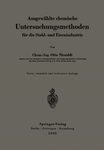 Ausgewählte chemische Untersuchungsmethoden für die Stahl- und Eisenindustrie