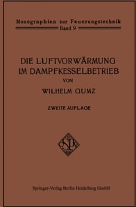 Die Luftvorwärmung im Dampfkesselbetrieb