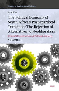 Political Economy of South Africa's Post-apartheid Transition