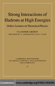 Strong Interactions of Hadrons at High Energies