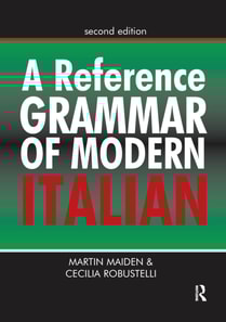 Reference Grammar of Modern Italian