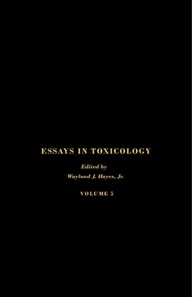 Essays in Toxicology