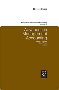 Advances in Management Accounting