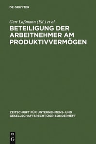 Beteiligung der Arbeitnehmer am Produktivvermögen