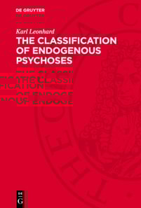 Classification of Endogenous Psychoses