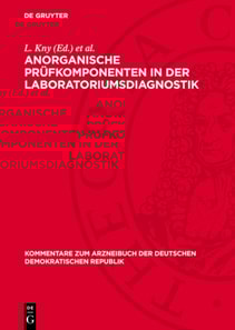 Anorganische Prüfkomponenten in der Laboratoriumsdiagnostik