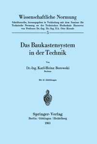 Das Baukastensystem in der Technik