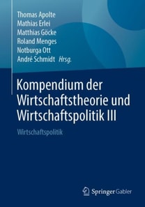 Kompendium der Wirtschaftstheorie und Wirtschaftspolitik III 