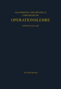 Die Eingriffe an den Harnorganen Nebennieren und Männlichen Geschlechtsorganen
