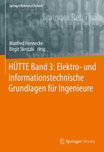 HÜTTE Band 3: Elektro- und informationstechnische Grundlagen für Ingenieure