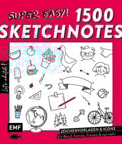Let's sketch! Super easy! 1500 Sketchnotes