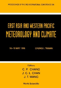 East Asia And Western Pacific Meteorology And Climate - Proceedings Of The 3rd Conference