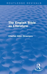 English Bible as Literature (Routledge Revivals)