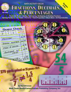 Fractions, Decimals, & Percentages, Grades 5 - 8
