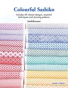Colourful Sashiko