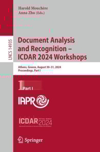 Document Analysis and Recognition - ICDAR 2024 Workshops