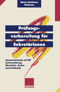Prüfungsvorbereitung für Sekretärinnen