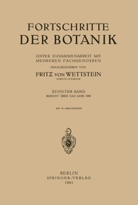 Fortschritte der Botanik