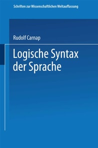 Logische Syntax der Sprache