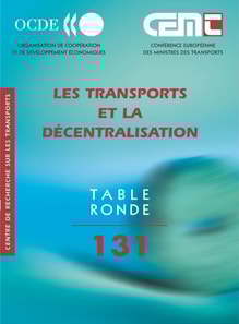 Tables Rondes CEMT Les transports et la decentralisation