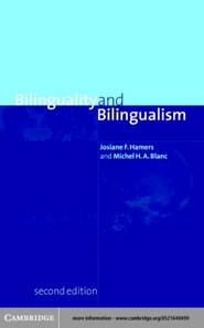 Bilinguality and Bilingualism