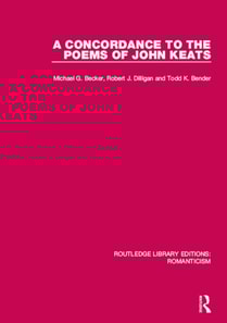 Concordance to the Poems of John Keats