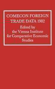 Comecon Foreign Trade Data 1982